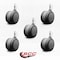 Service Caster 3'' Gray Heavy Duty Floor Safe Twin Wheel Caster 3/8'' Threaded Stem, 5PK SCC-TS02S75-TPR-GRY-381610-5 - alternate 3